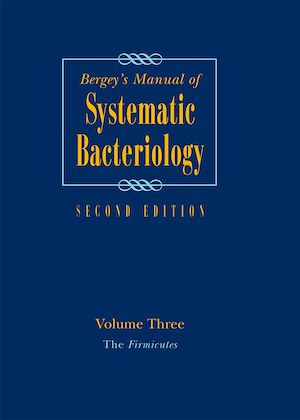 Téléchargez le livre :  Bergey's Manual of Systematic Bacteriology