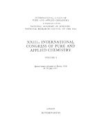 Télécharger le livre :  XXIIIrd International Congress of Pure and Applied Chemistry