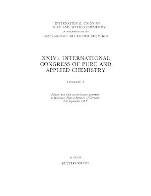 Téléchargez le livre :  XXIVth International Congress of Pure and Applied Chemistry