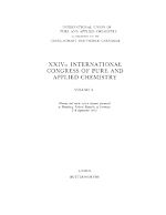 Télécharger le livre :  XXIVth International Congress of Pure and Applied Chemistry