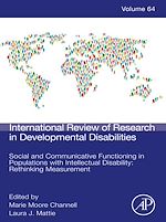 Télécharger le livre :  Social and Communicative Functioning in Populations with Intellectual Disability: Rethinking Measurement