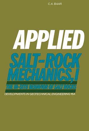 Téléchargez le livre :  Applied Salt-Rock Mechanics 1