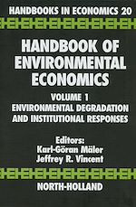 Télécharger le livre :  Handbook of Environmental Economics
