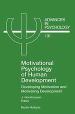 Télécharger le livre :  Motivational Psychology of Human Development