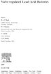 Télécharger le livre :  Valve-Regulated Lead-Acid Batteries