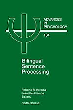 Télécharger le livre :  Bilingual Sentence Processing