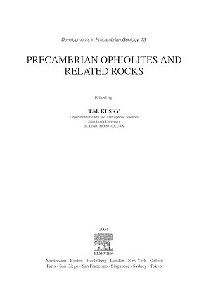 Téléchargez le livre :  Precambrian Ophiolites and Related Rocks