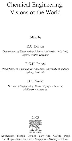 Download the eBook: Chemical Engineering: Visions of the World