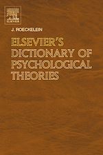 Télécharger le livre :  Elsevier's Dictionary of Psychological Theories