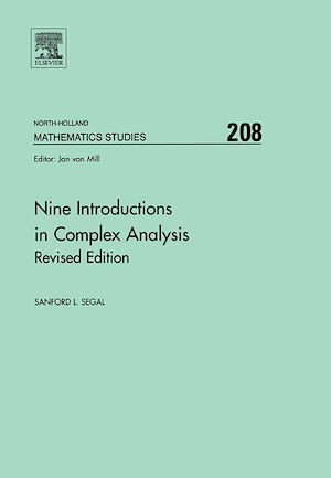 Téléchargez le livre :  Nine Introductions in Complex Analysis - Revised Edition