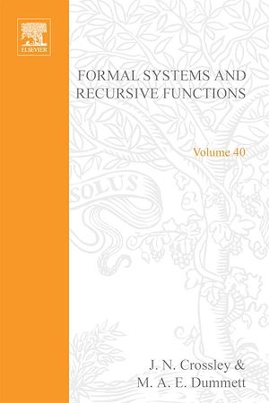 Téléchargez le livre :  Formal Systems and Recursive Functions