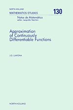 Télécharger le livre :  Approximation of Continuously Differentiable Functions