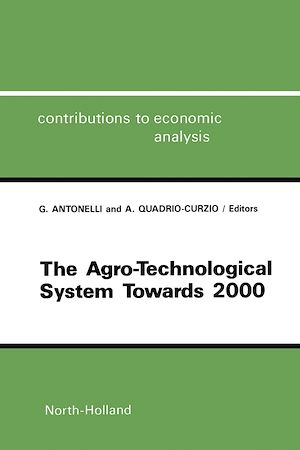 Téléchargez le livre :  The Agro-Technological System towards 2000