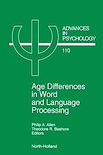 Télécharger le livre :  Age Differences in Word and Language Processing