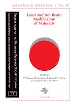 Télécharger le livre :  Laser and Ion Beam Modification of Materials