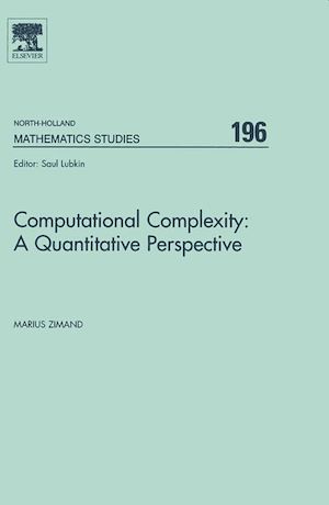 Téléchargez le livre :  Computational Complexity: A Quantitative Perspective