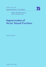 Télécharger le livre :  Approximation of vector valued functions