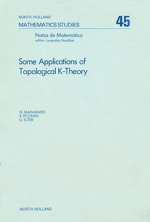 Téléchargez le livre :  Some applications of topological K-theory