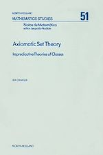 Télécharger le livre :  Axiomatic Set Theory
