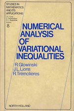 Télécharger le livre :  Numerical Analysis of Variational Inequalities