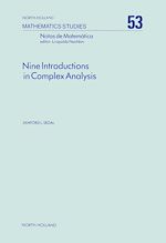 Télécharger le livre :  Nine Introductions in Complex Analysis