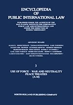 Télécharger le livre :  Use of Force · War and Neutrality Peace Treaties (A-M)