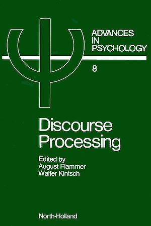 Téléchargez le livre :  Discourse Processing