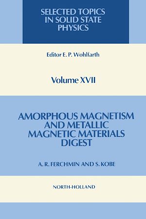Téléchargez le livre :  Amorphous Magnetism and Metallic Magnetic Materials - Digest