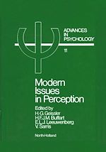 Télécharger le livre :  Modern Issues in Perception
