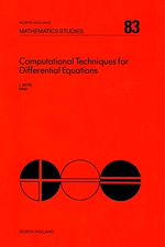 Télécharger le livre :  Computational Techniques for Differential Equations