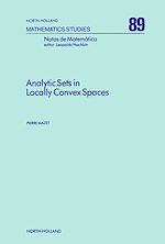 Télécharger le livre :  Analytic Sets in Locally Convex Spaces