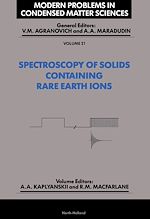 Télécharger le livre :  Spectroscopy of Crystals Containing Rare Earth Ions