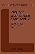 Télécharger le livre :  Language Processing in Social Context