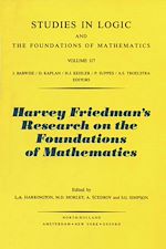 Télécharger le livre :  Harvey Friedman's Research on the Foundations of Mathematics