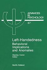 Télécharger le livre :  Left-Handedness: Behavioral Implications and Anomalies
