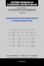 Télécharger le livre :  Nonradiative Recombination in Semiconductors