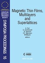 Télécharger le livre :  Magnetic Thin Films, Multilayers and Superlattices