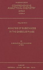 Télécharger le livre :  Analysis of Substances in the Gaseous Phase