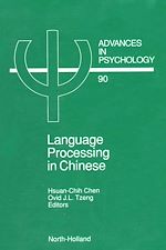 Télécharger le livre :  Language Processing in Chinese
