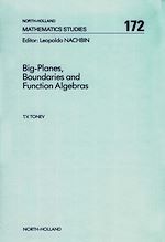 Télécharger le livre :  Big-Planes, Boundaries and Function Algebras