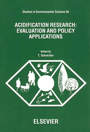 Téléchargez le livre :  Acidification Research: Evaluation and Policy Applications