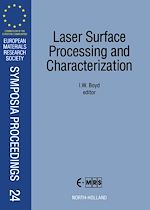 Télécharger le livre :  Laser Surface Processing and Characterization