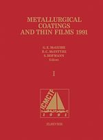 Télécharger le livre :  Metallurgical Coatings and Thin Films 1991