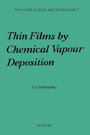 Téléchargez le livre :  Thin Films by Chemical Vapour Deposition
