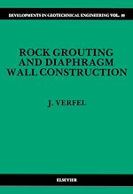 Télécharger le livre :  Rock Grouting and Diaphragm Wall Construction