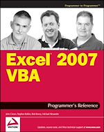 Download this eBook Excel 2007 VBA Programmer's Reference