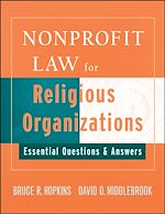 Télécharger le livre :  Nonprofit Law for Religious Organizations