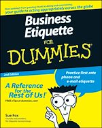 Télécharger le livre :  Business Etiquette For Dummies