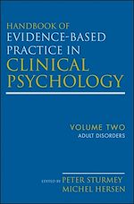 Télécharger le livre :  Handbook of Evidence-Based Practice in Clinical Psychology, Adult Disorders