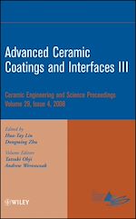 Télécharger le livre :  Advanced Ceramic Coatings and Interfaces III, Volume 29, Issue 4